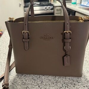 Coach Mollie Tote 25 in Dark Stone
